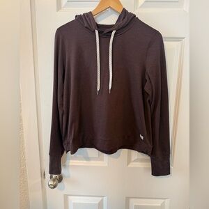 Vuori Halo Hoodie Chocolate Espresso Brown Size Medium